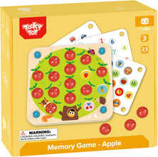 Tooky Toy Memory Apple Educatief Houten Denkspel 23-Delig