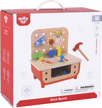 Tooky Toy Educatieve Houten Speelgoed Werkbank 31-Delig